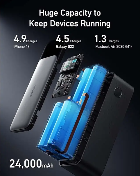 The Anker 24,000mAh Power Bank