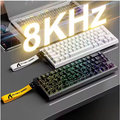 Attack Shark X68 Wired RGB 8KHz English Gaming Keyboard with RGB Lighting Desktop Gaming Mechanical Keyboard