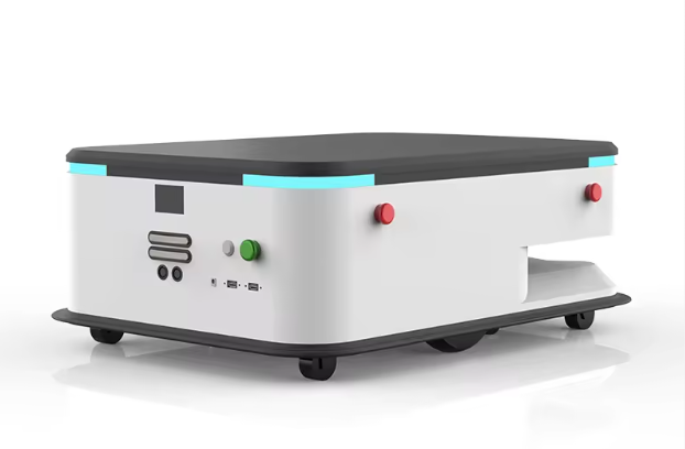 The intelligent mobile AMR robot chassis is equipped with a 300KG open SDK platform AGV chassis.